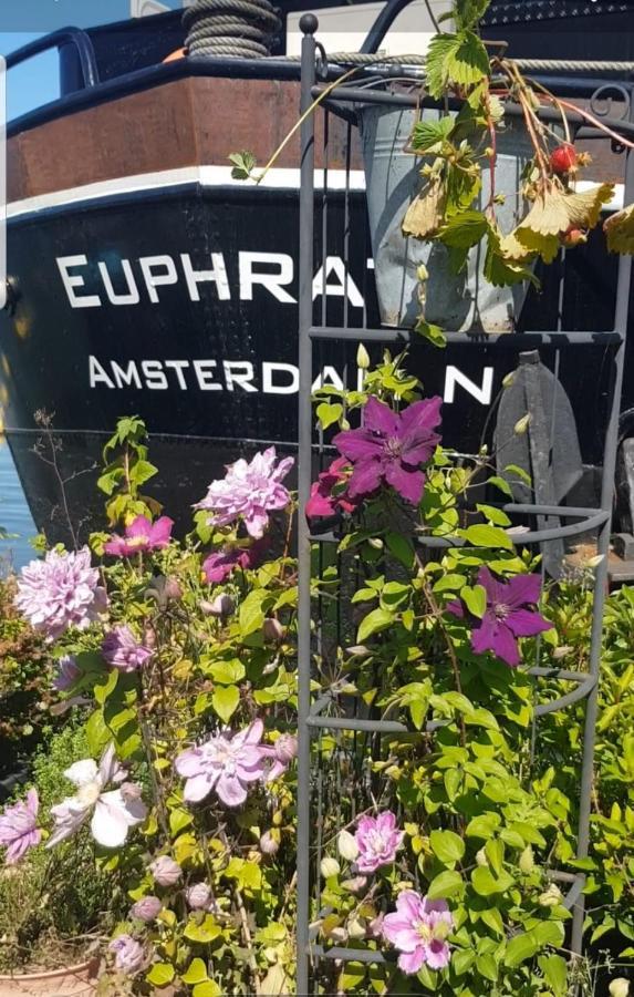 Wheelhouse Euphrate Houseboat Panzió Diemerbrug Kültér fotó